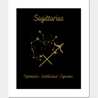 Astrology Collection - Sagittarius (Symbol & Constellation) Posters and Art